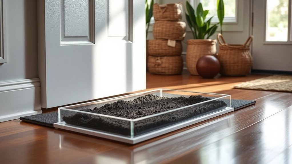 simple diy dirt trap installation