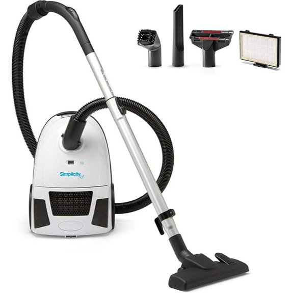 Simplicity Jill Canister Vacuum with HEPA Filter