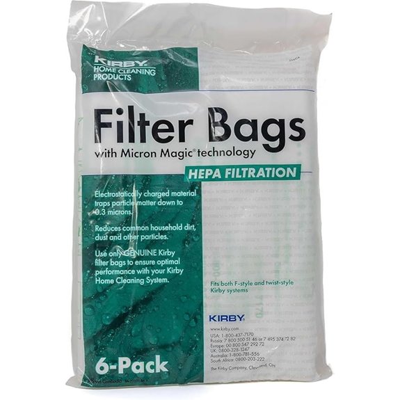 Kirby MicroAllergen Plus HEPA Filter Bags (6-Pack)