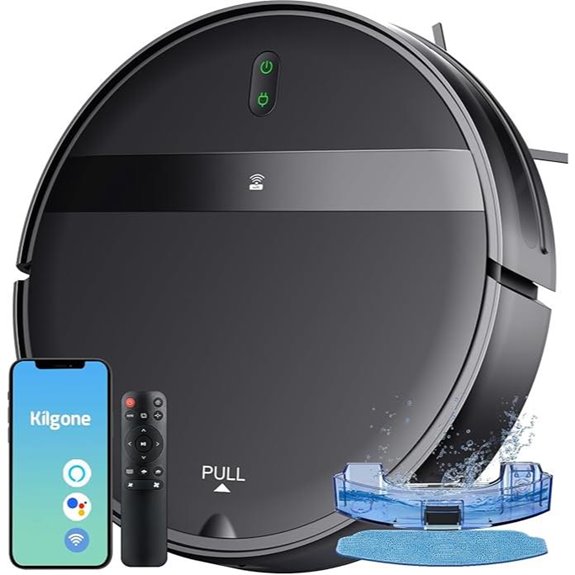 Smart Robotic Vacuum & Mop Cleaner with App Control