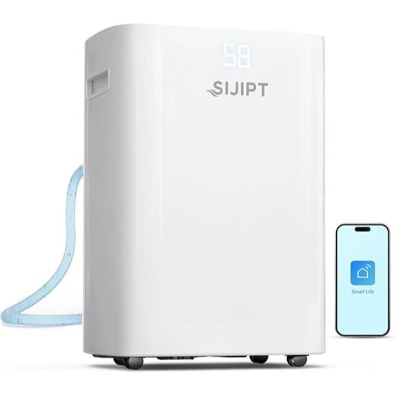 Smart Dehumidifier for Large Basement with App Control