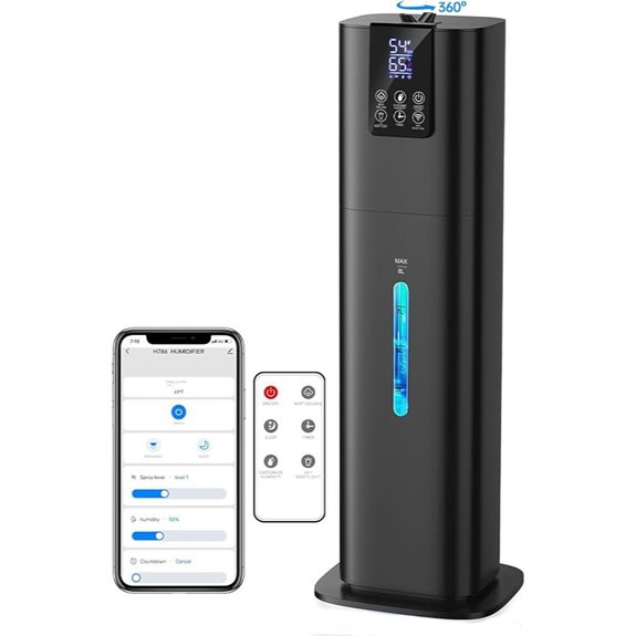 8L Smart Humidifier with Remote and App Control