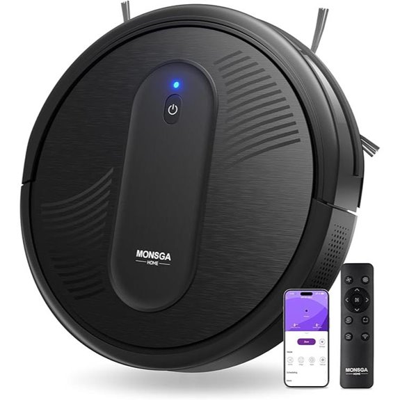 MONSGA Robot Vacuum Cleaner with App & Voice Control