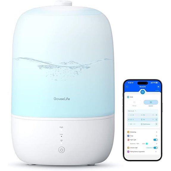 GoveeLife Smart WiFi Humidifier with Night Light