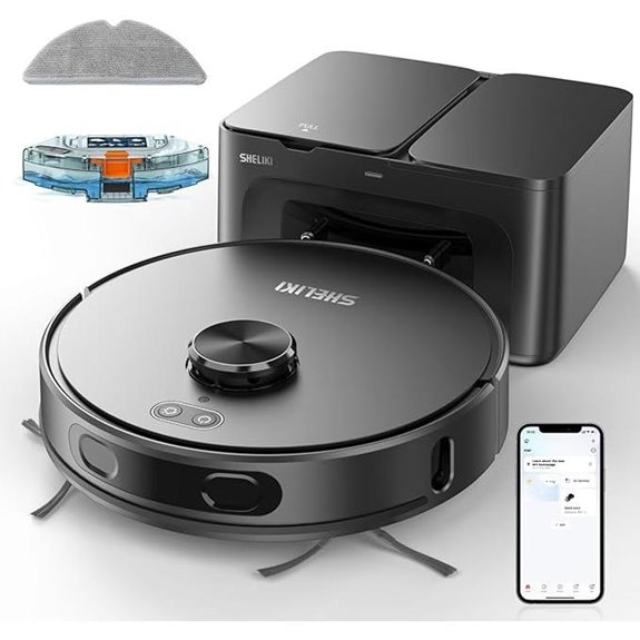 Robot Vacuum & Mop with Smart Navigation WiFi Alexa