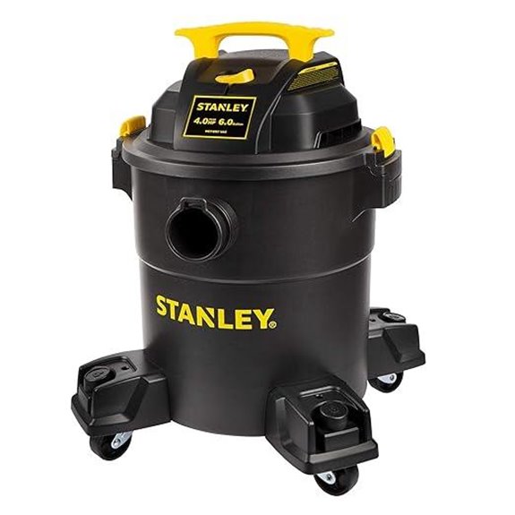 Stanley - SL18116P Wet/Dry Vacuum 6 Gallon 4 Horsepower Black