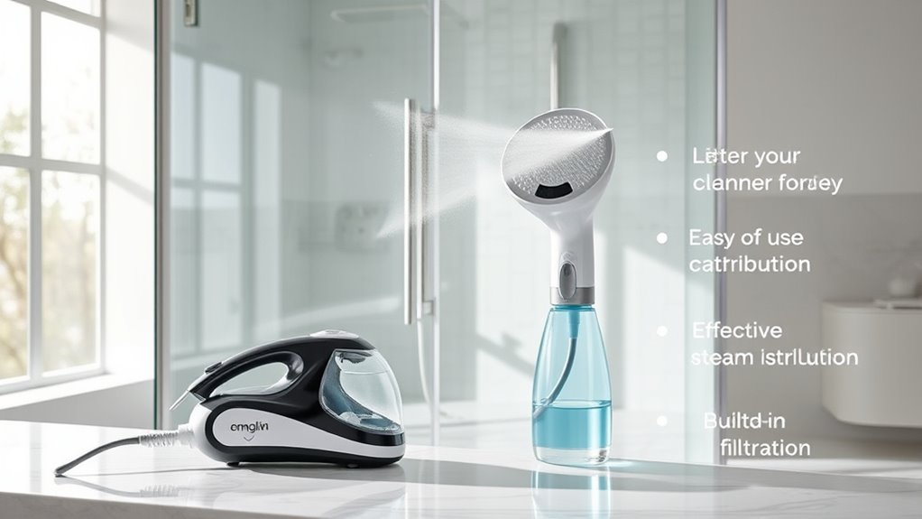 steam cleaner features and considerations