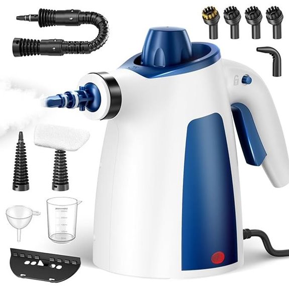Steam Cleaner with 12 Accessories for Multi-Surface Use