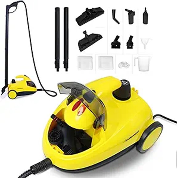 Deep Steam Cleaner with Attachments and Storage
