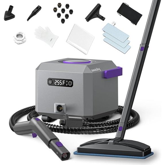 Steam Cleaner Kit with Detachable Hose