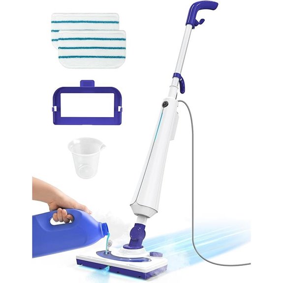 Professional Steam Mop Cleaner with Detergent Chamber