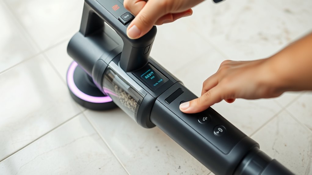 test vacuum after reset