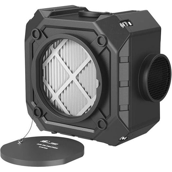 M-T Air Scrubber with 3-Stage Filtration