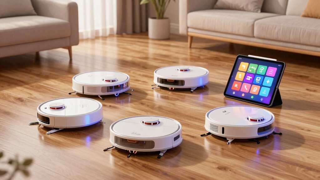 top app controlled robot vacuums
