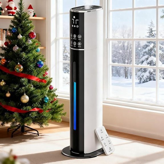 9L Top Fill Quiet Cool Mist Humidifier with Essential Oil Diffuser