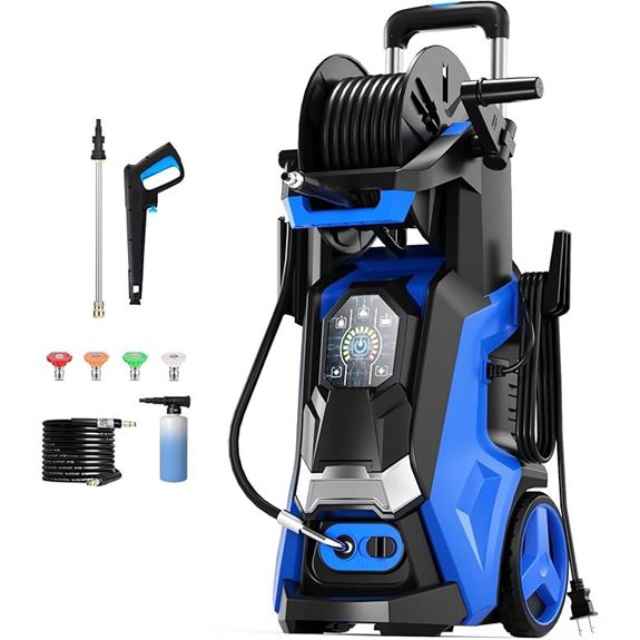 Pressure Washer with Touch Screen and Foam Cannon