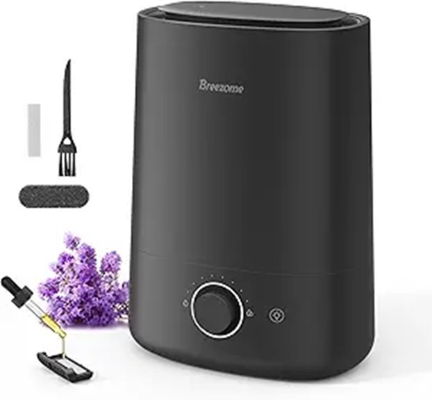 BREEZOME 5L Ultrasonic Humidifier with Essential Oil Diffuser