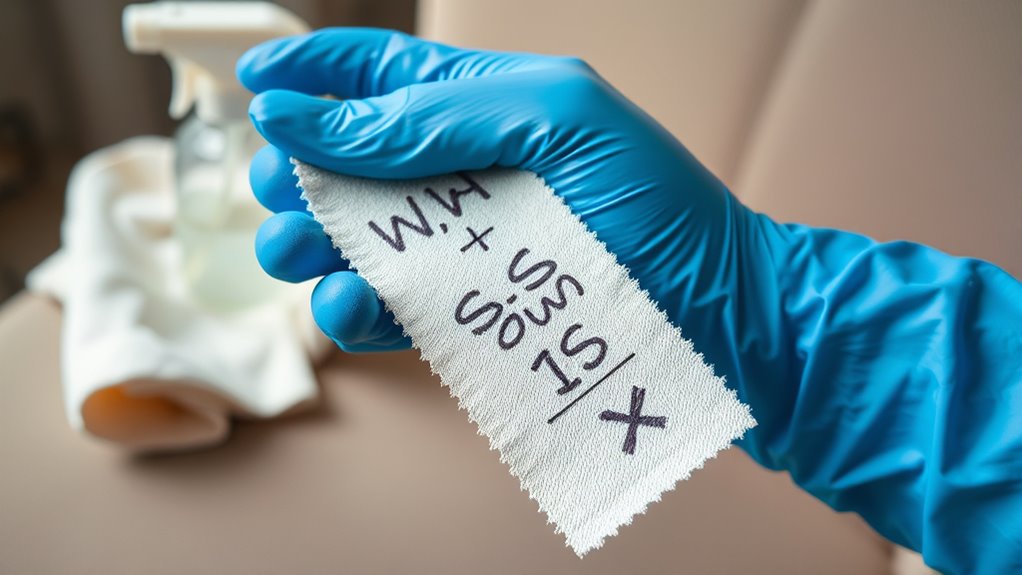 upholstery cleaning safety precautions