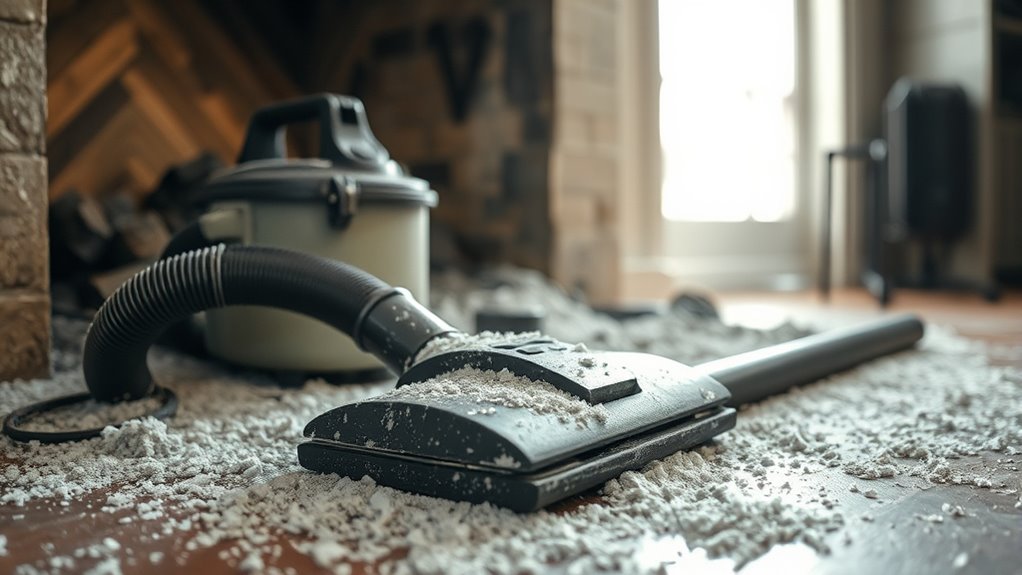 use specialized ash cleaning tools