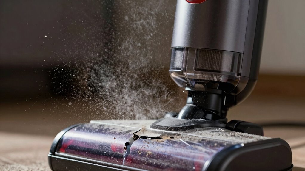 vacuum dust emission causes