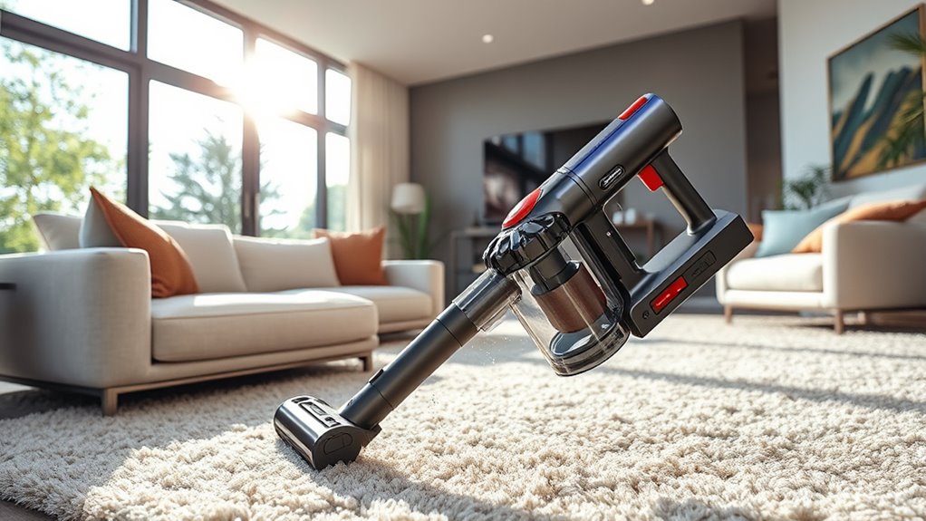 vacuum features for carpets