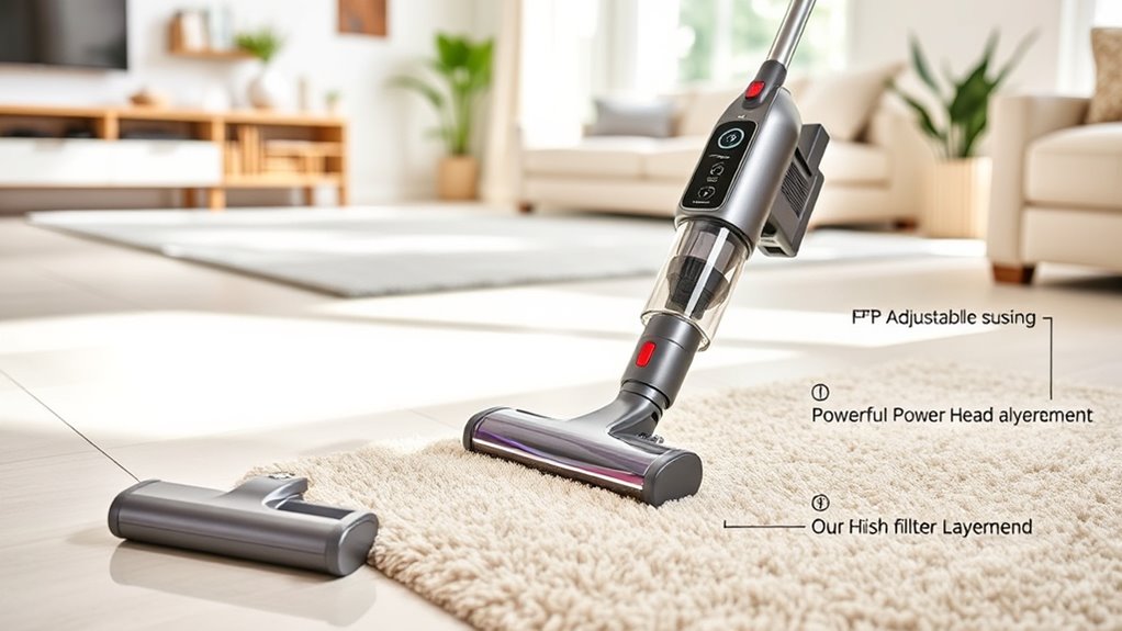 vacuum features for selection