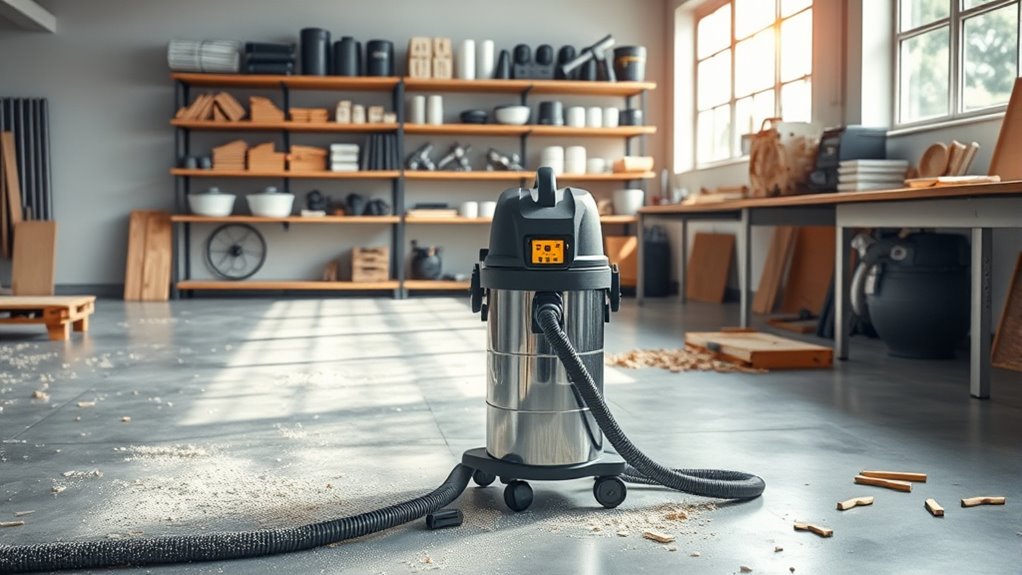 vacuum features for workshop