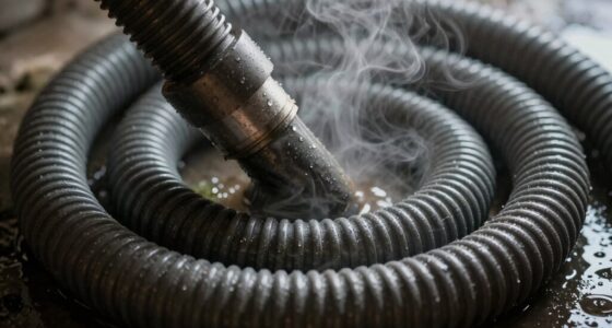 vacuum hose moisture issue