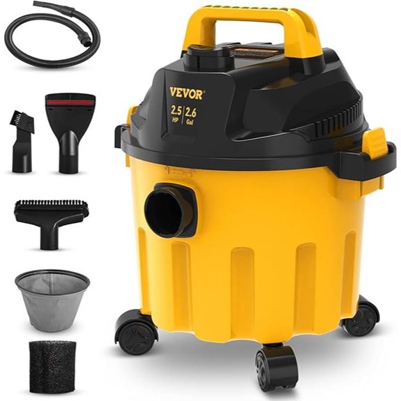 VEVOR 2.6 Gallon Wet/Dry Shop Vac (3-in-1)