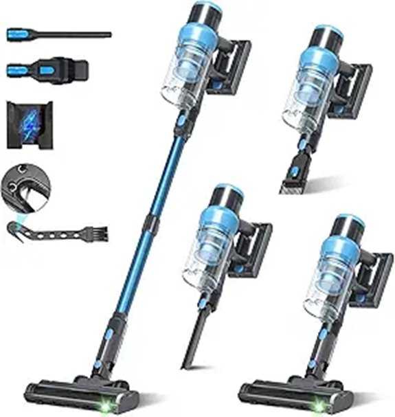 Cordless Vacuum Cleaner 8-in-1 Lightweight Rechargeable