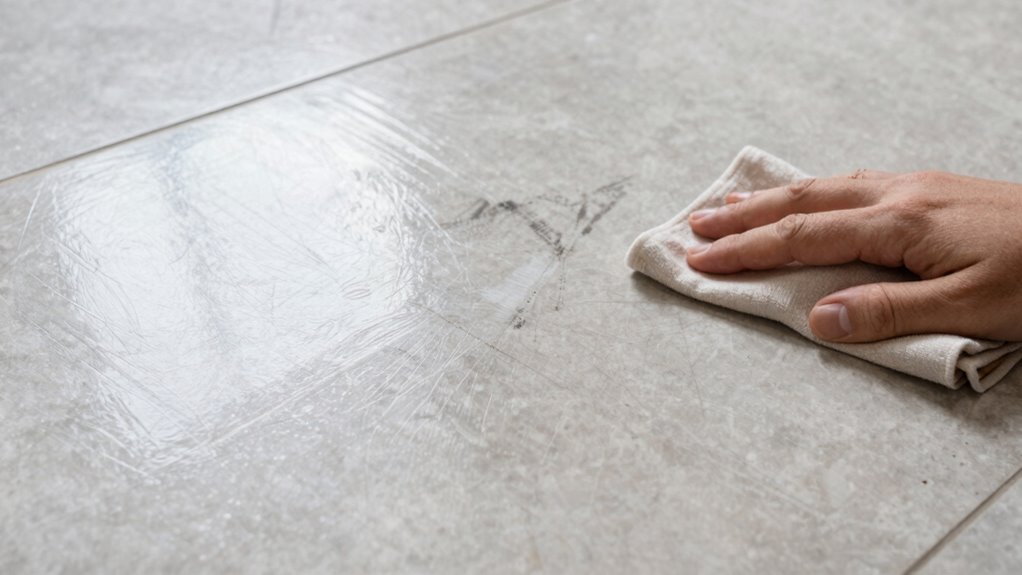 vinyl tile scuff removal