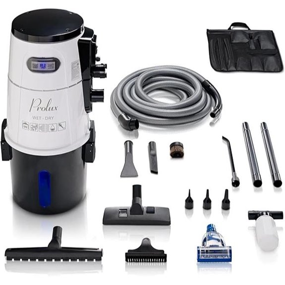 Prolux Professional Shop White Wall Mounted Garage Vac Wet Dry Pick Up