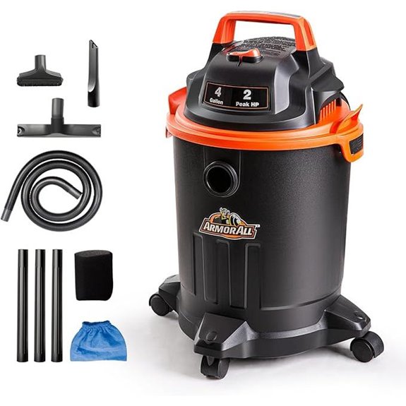 Armor All Wet/Dry Vacuum with Nozzles & Brush