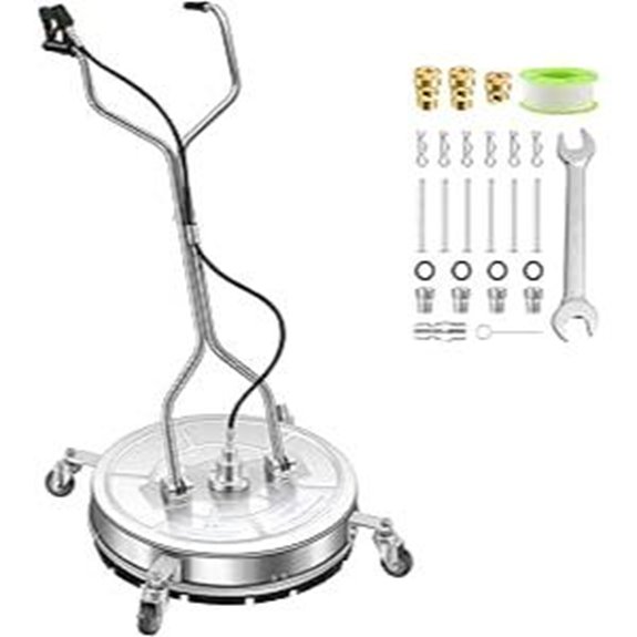 Pressure Washer Surface Cleaner with Wheels