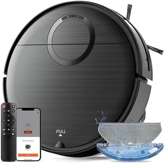 Robot Vacuum & Mop Combo with Wi-Fi Self-Charging