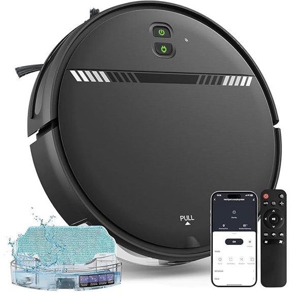 Robot Vacuum and Mop Combo with WiFi and App