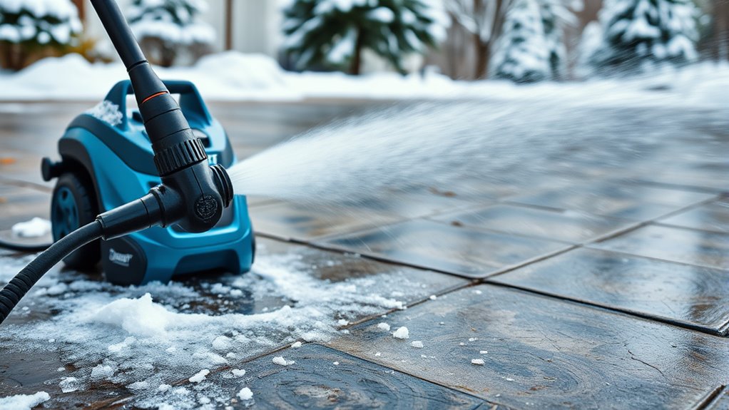 winter grime pressure washer