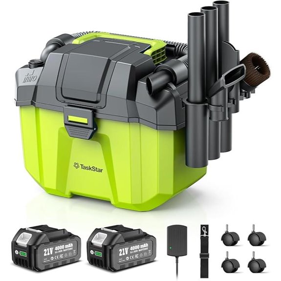 Cordless 2.6 Gal Shop Vac with Accessories