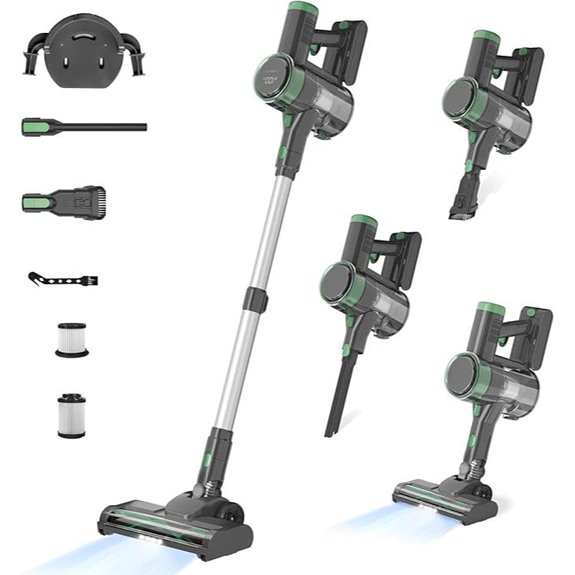 Cordless 500W Vacuum Cleaner with Touch Display