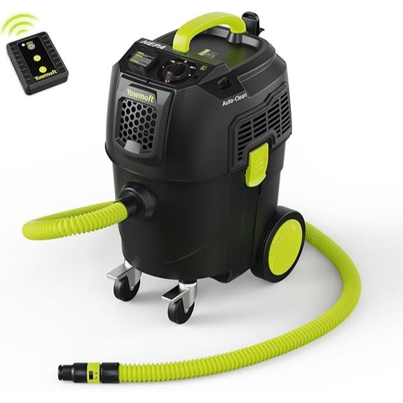 Dust Extractor for Woodworking with Auto HEPA & Remote