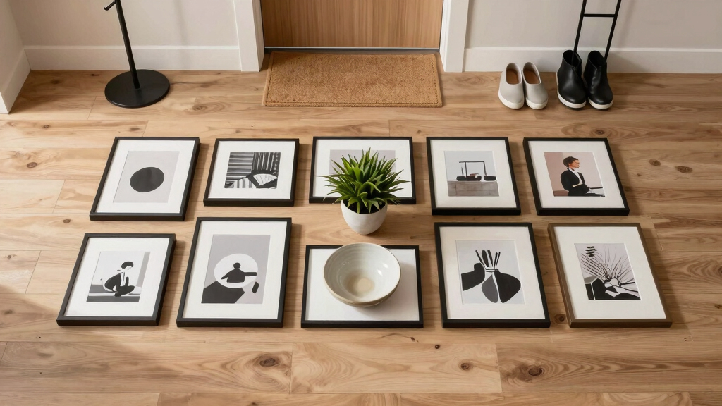 This Ready-to-Hang Gallery Wall Finally Fixed My Bare Entryway