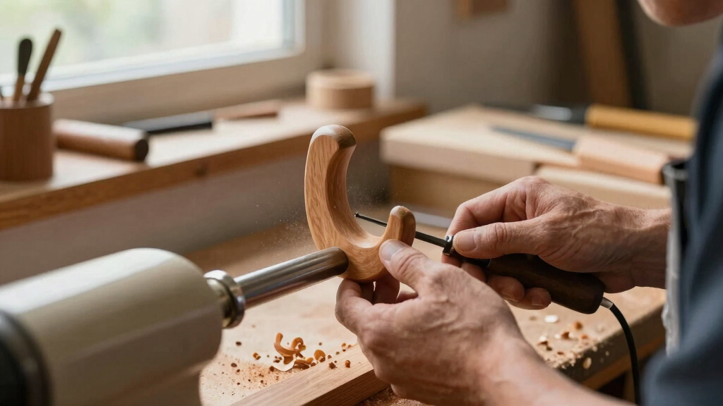 How I Made These Designer-Worthy Coat Hooks on a Lathe