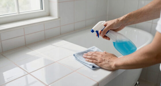 This Bath Had Peeling Molding, a Drop Ceiling, and Pink Grout — Now It's Classic