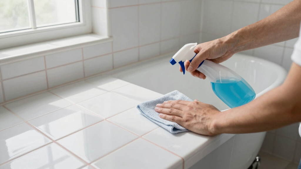 This Bath Had Peeling Molding, a Drop Ceiling, and Pink Grout — Now It's Classic