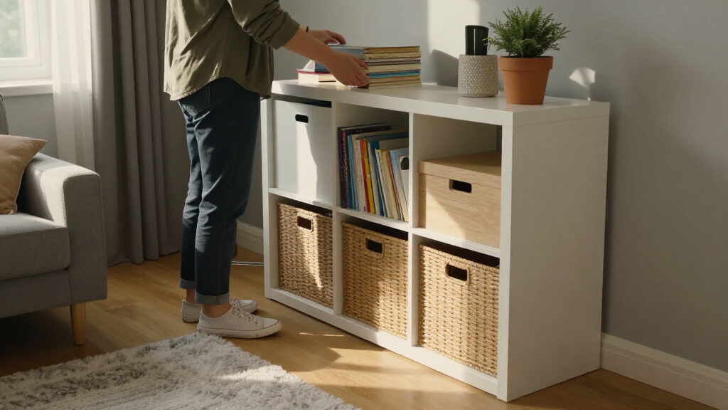I Created A Pretty IKEA BILLY Hack That Seriously Cuts Clutter