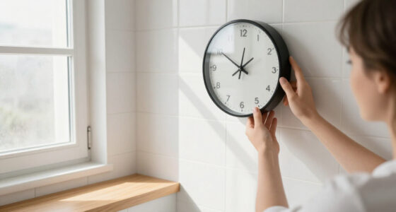 I Moved A Clock To My Bathroom, And It Changed My Morning Routine Forever