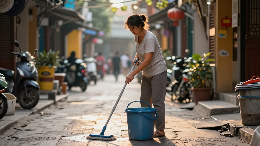 Quiet People Beautify Hanoi Streets To Celebrate National Day 2.9 - Laodong.vn