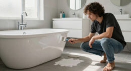 This Bathroom Redo Cost Just $160 — You’d Never Guess What They DIYed