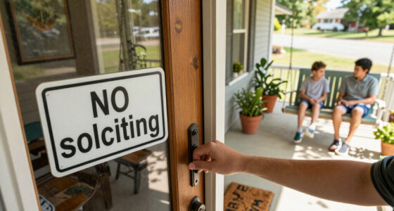 Can Solicitors Ignore A “No Soliciting” Sign On Your Home?