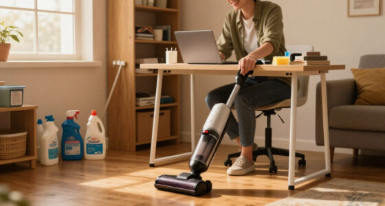 Her Home Office Is In An Unexpected Location — Now It's Clutter-Free